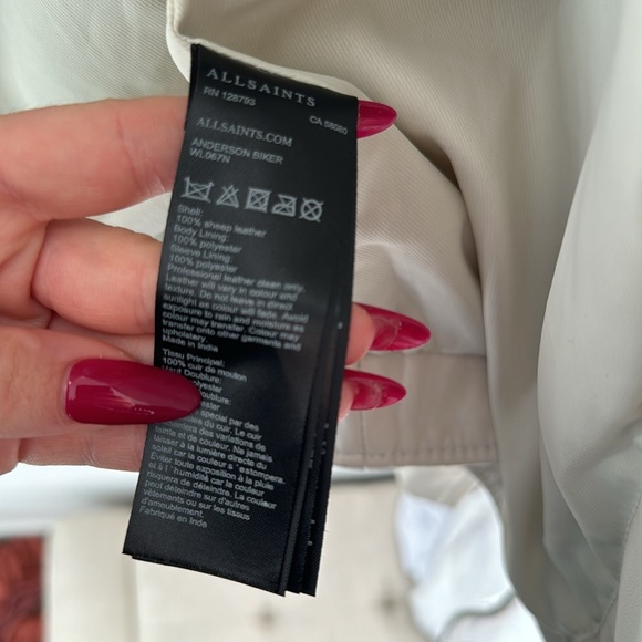 Allsaints leather jacket - Picture 7 of 12